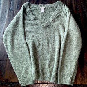 H&M Oversized Green Sweater